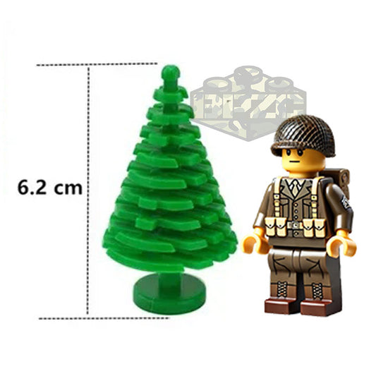 10 x Sapins moyens 6.2 cm -ref 3471