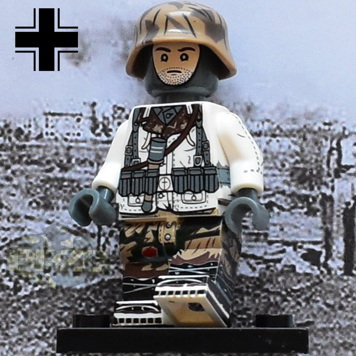 GROUPE DE COMBAT WEHRMACHT CAMOUFLAGE HIVER