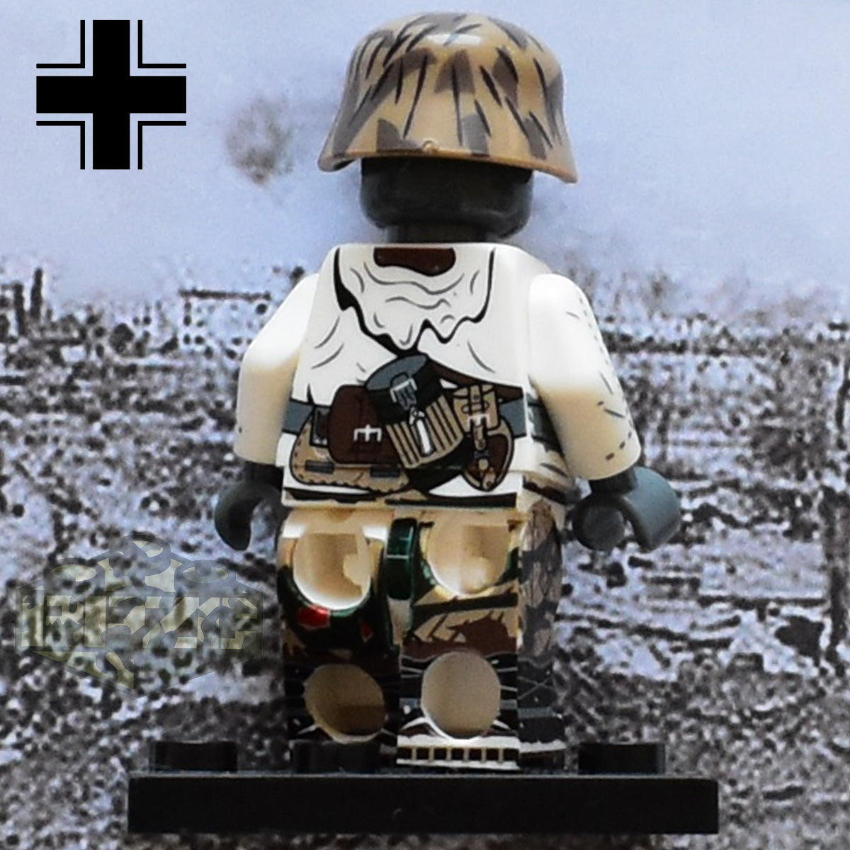 GROUPE DE COMBAT WEHRMACHT CAMOUFLAGE HIVER