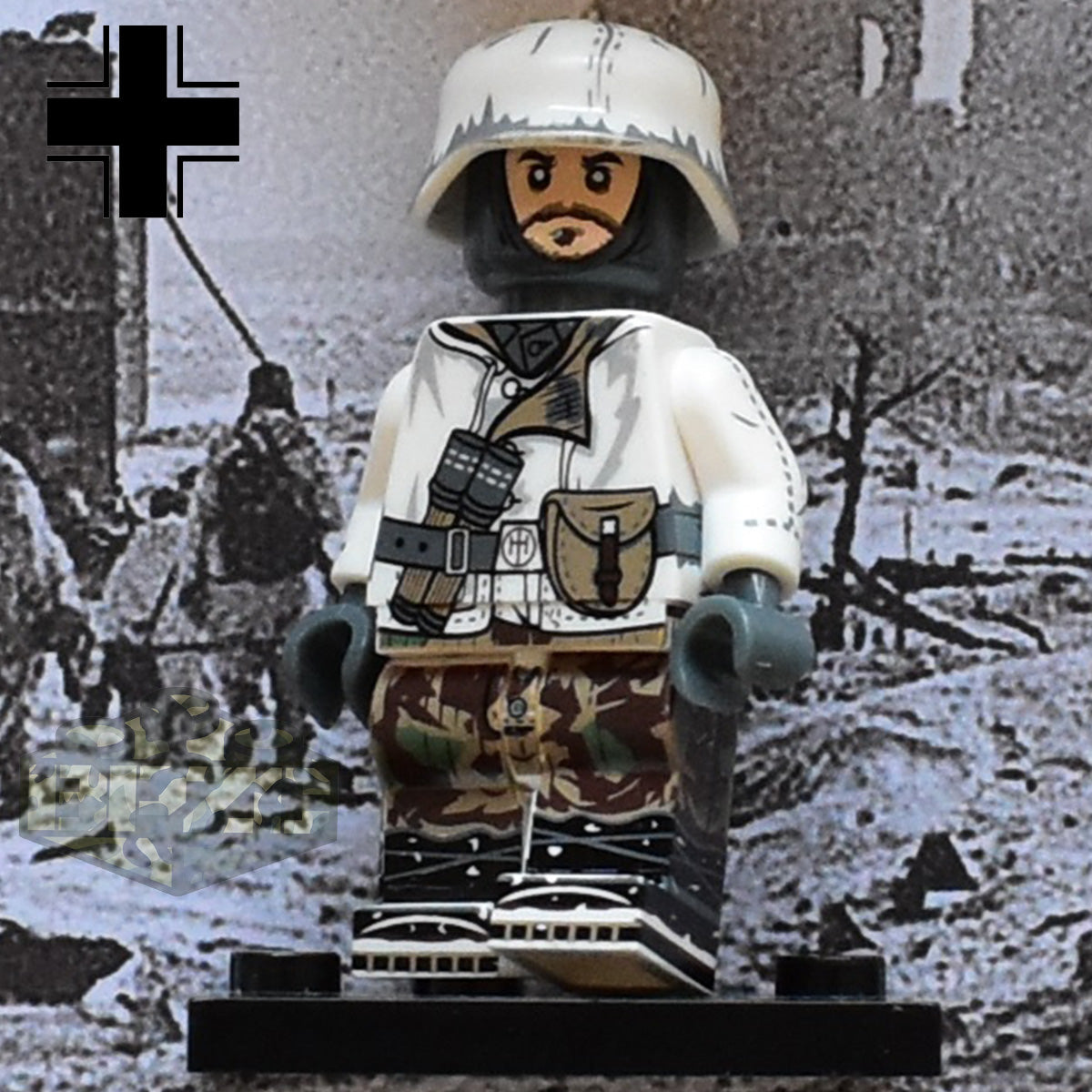 GROUPE DE COMBAT WEHRMACHT CAMOUFLAGE HIVER