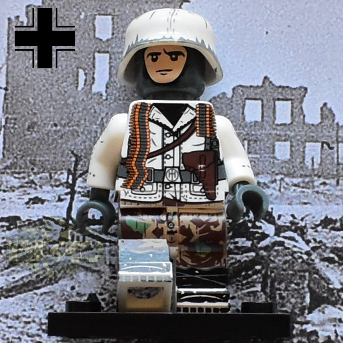 GROUPE DE COMBAT WEHRMACHT CAMOUFLAGE HIVER