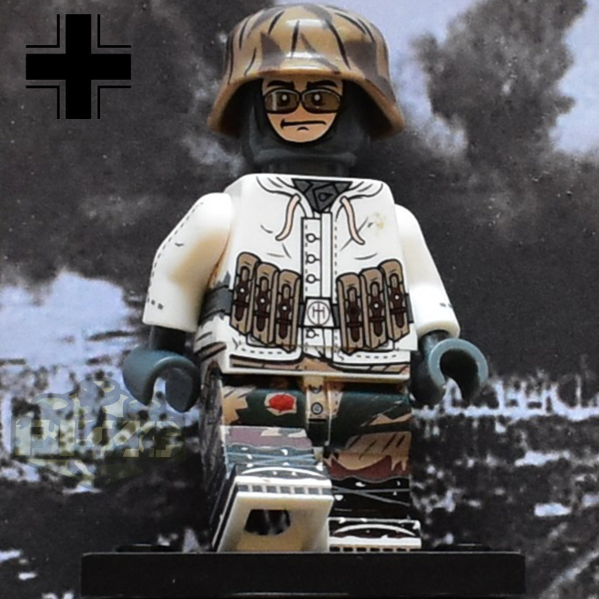 GROUPE DE COMBAT WEHRMACHT CAMOUFLAGE HIVER