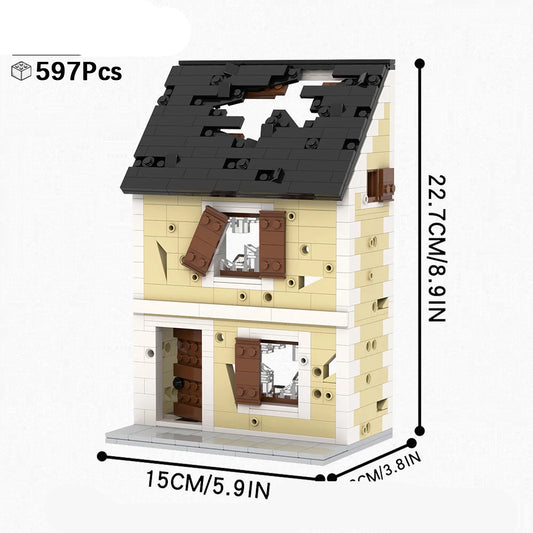 Ces bâtiments détruits ajoutent une touche authentique à vos dioramas. Parfait pour des reconstitutions de la Bataille de Caen ou de Bastogne !