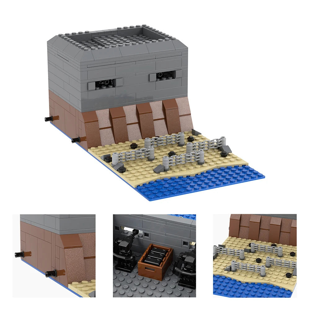 Ce décor réaliste recrée la tension du Débarquement allié, avec des défenses côtières inspirées des plages de Juno et Sword. Un must-have pour les passionnés d’histoire militaire.