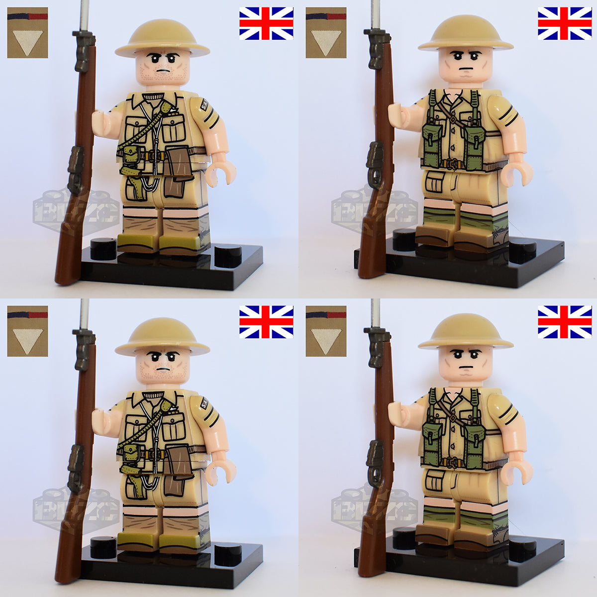 PACK infanterie Britannique combats du désert