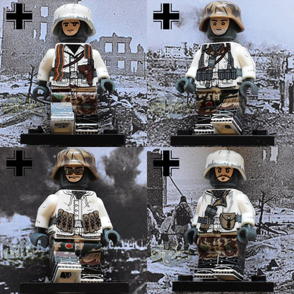 GROUPE DE COMBAT WEHRMACHT CAMOUFLAGE HIVER