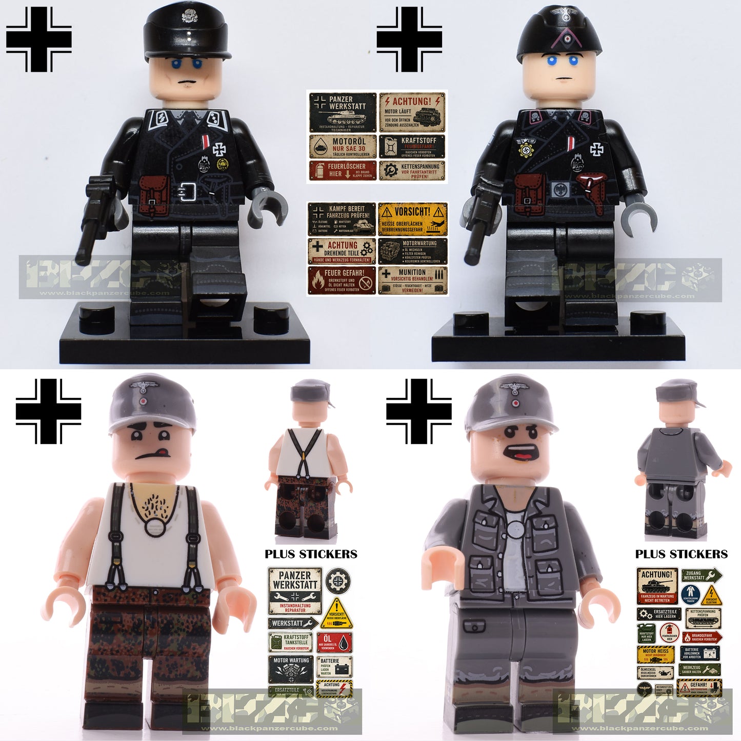 Section blindée panzer - Tankistes & mécanos allemands