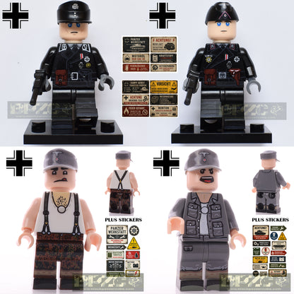Section blindée panzer - Tankistes & mécanos allemands