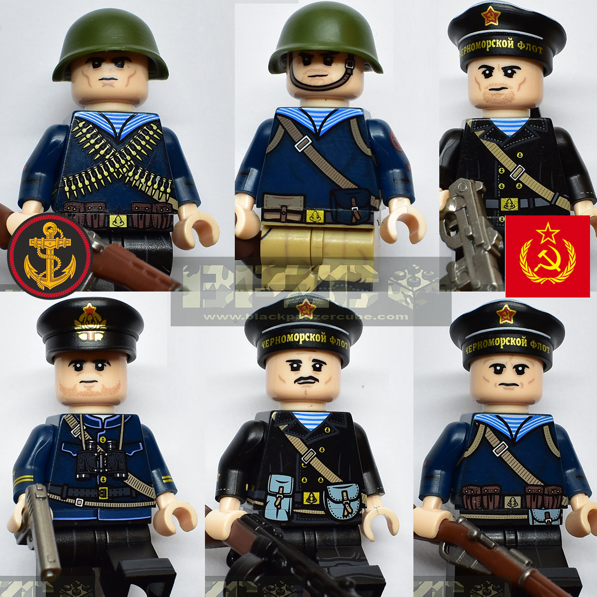PACK COMPLET FUSILIERS MARINS SOVIETIQUES